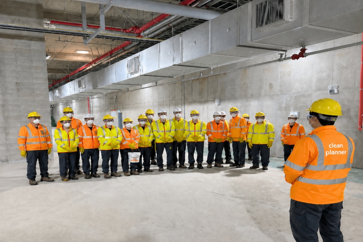 신축 건물 청소